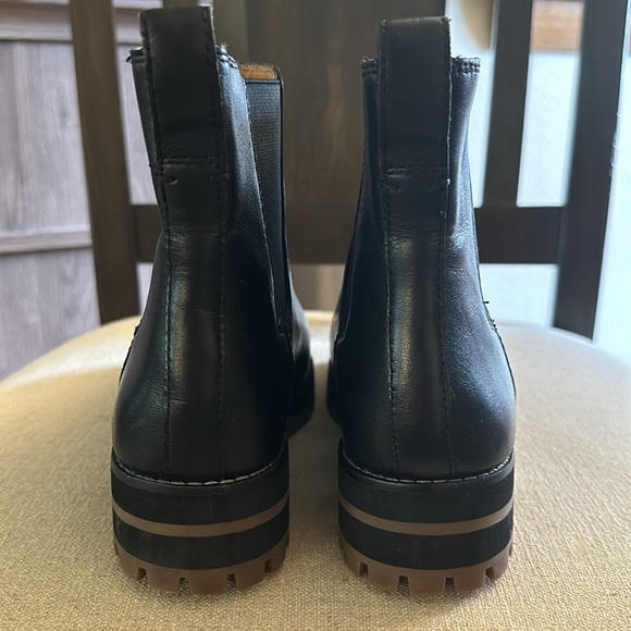 Madewell Women’s The Ivy Chelsea Leather Boots Black Size 6.5 - Picture 9 of 10